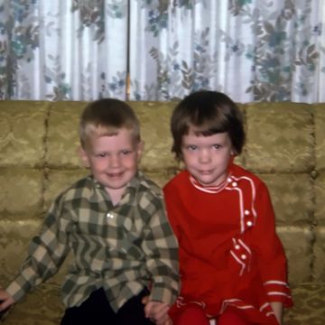 Todd and Darla Gay as children